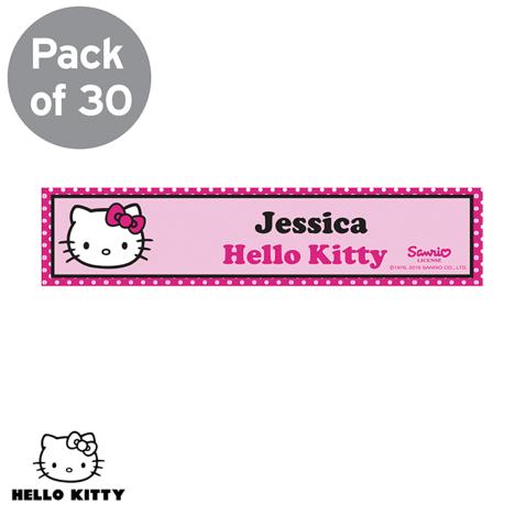 Personalised Hello Kitty Bow Stickers £8.99